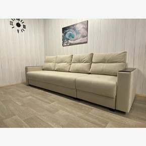 ДИВАН КОМФОРТ-6 (3+1К) НПБ+МДФ, велюр Veluta Lux 1